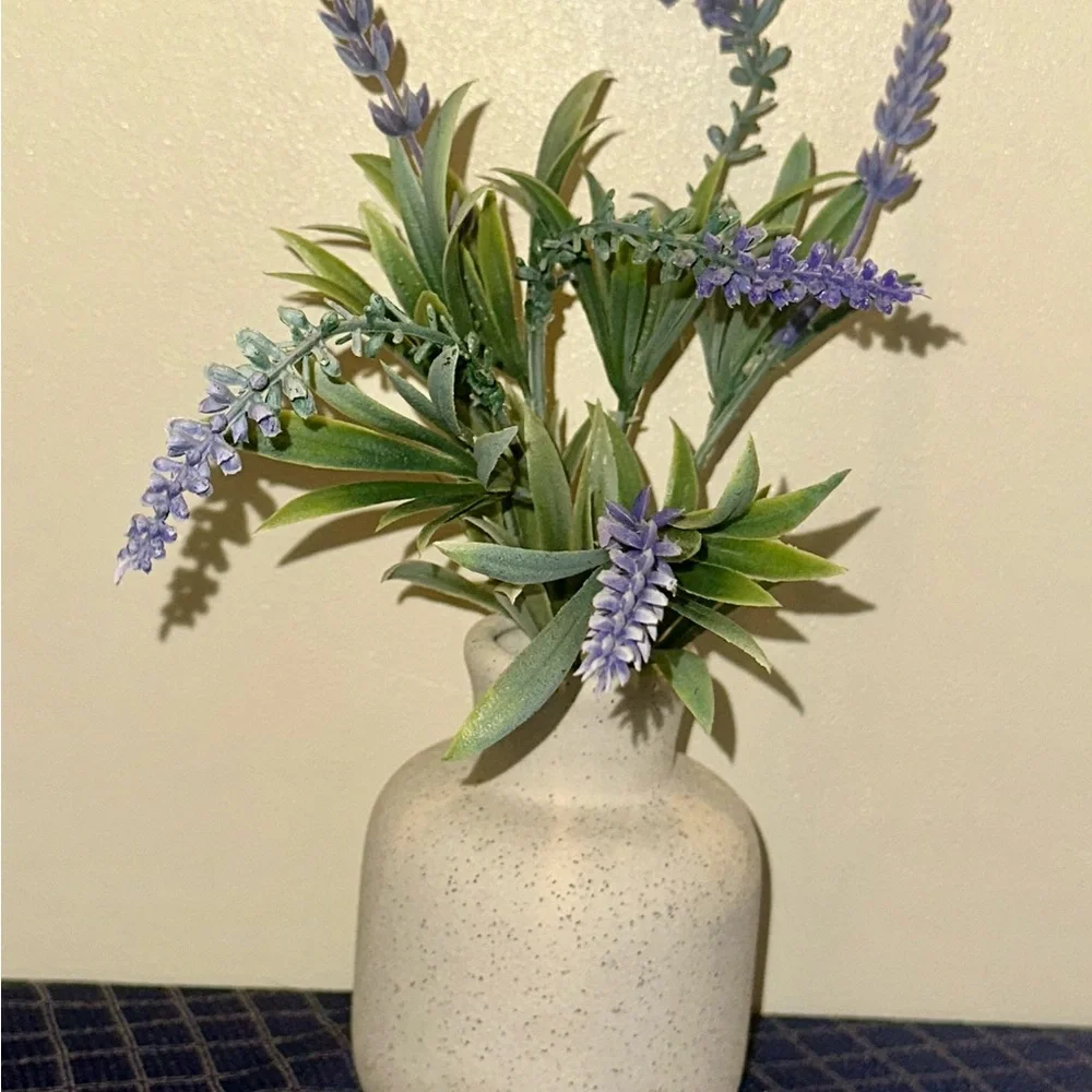 Lavender faux floral decorative